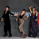 Models on the runway at a Rykiel fashion show in 2010. Images via Getty.